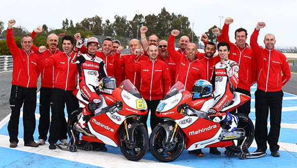 Entire Mahindra Racing team ahead of new Moto3 season