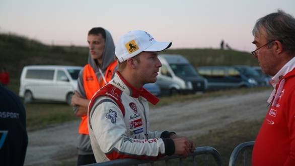 Currently running fifth in Rally Poland, Citroen driver Mads Ostberg declares you need to be running at 101 per cent to tackle stages such as this!