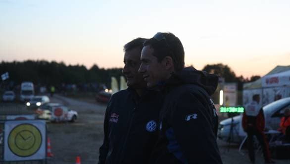 The legendary Luis Moya who navigated for Carlos Sainz back in the day with Julien Ingrassia - reckon he gave him a pointer or two about co-driving