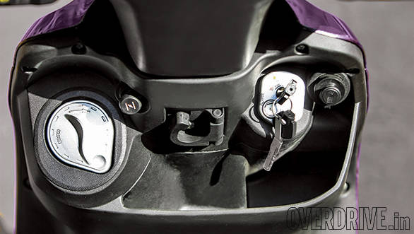 The Rodeo is the only one with fully digital dials. Convenient boot has two compartments. 
