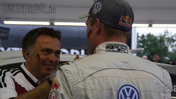 And here are the results - Jost looks pleased not just with the victory