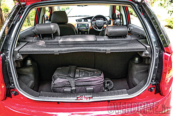 The boot offers a decent amount of space