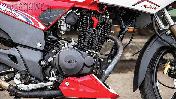 Riding the tuned Hero Karizma R from Fortpoint Racing Tuned Karizma R (1)