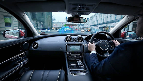 the Jaguar Urban Windscreen Follow Me Ghost Car