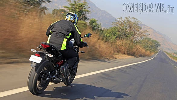 Low and spacious rear design is the same as a Ninja 650