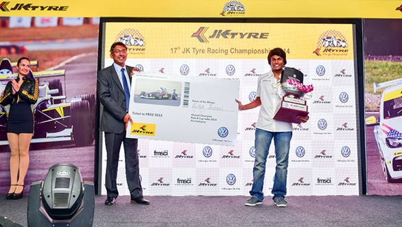 Karthik Tharani crowned 2014 Volkswagen Polo R Cup 2014 Champion Polo R Cup