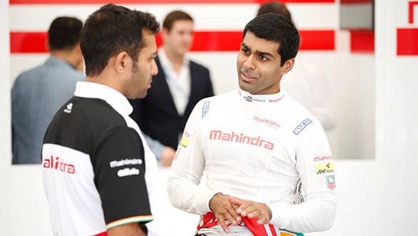 Karun Chandhok in Team Mahindra Racing