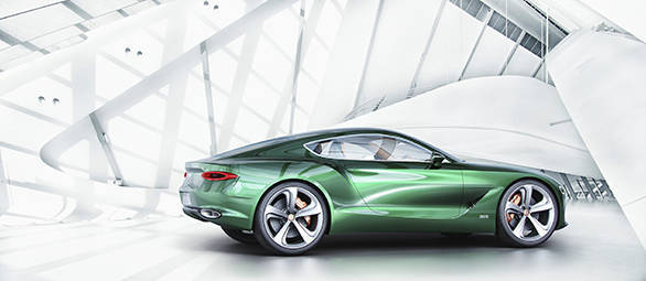 Combined with muscular proportions and an athletic stance through the use of a short front overhang, long bonnet, low grille and wide rear shape with a long C-post, the exterior styling hints at high speed potential of the car.