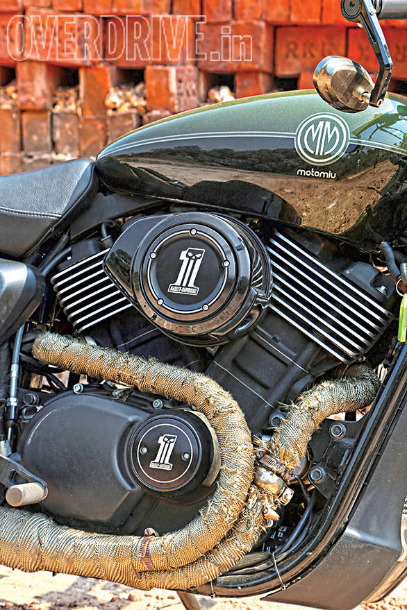 Engine mods are light in the Motomiu Katanga Uno