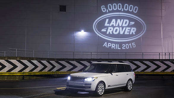Land Rover rolls off its six-millionth vehicle from Solihull 6,000,000TH LAND ROVER LIGHTS UP SOLIHULL
