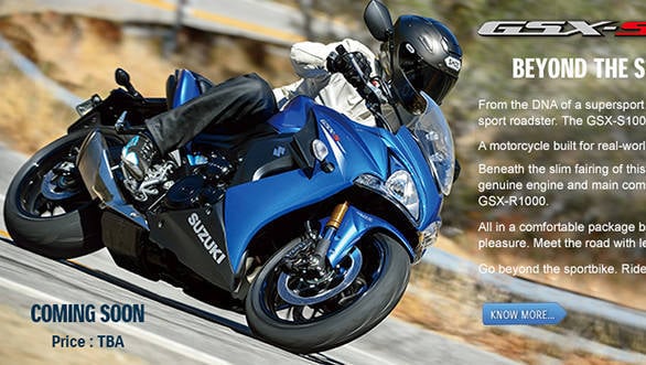 Suzuki to launch the GSX-S 1000F ABS and GSX-S 1000 in India soon Suzuki GSX-S1000F
