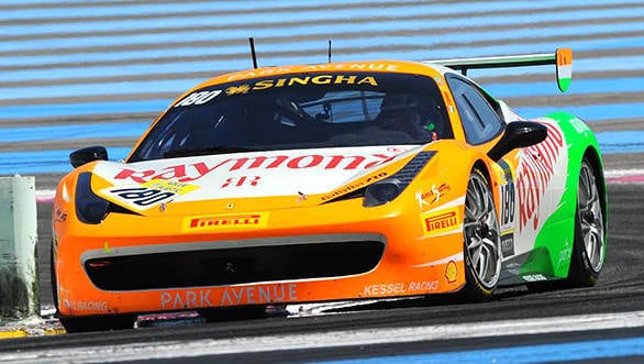 2015 Ferrari Challenge Europe Championship: Podium for Gautam Singhania at Le Castellet Finishes 2nd on podium in Race 2 and secures 3rd position in Race 1, Le Guatam Singhani