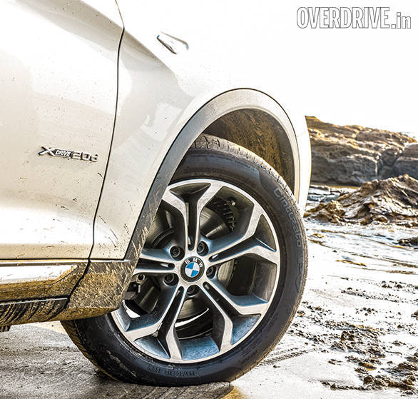 Run-flat tyres on the BMW aren't the best option for our driving conditions