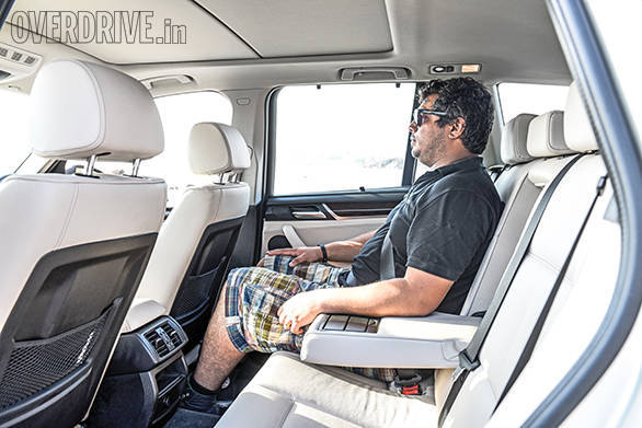 The BMW X3's cabin is the most comfortable and spacious 