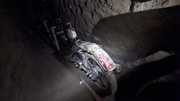 Drug baron Joaquin El Chapo Guzman's prison break on a motorcycle