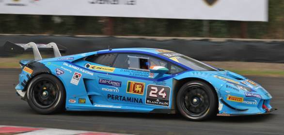 Armaan Ebrahim on his way to a podium finish at Sentul, Indonesia