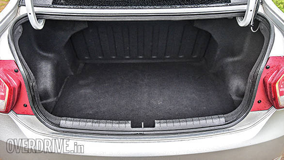 The Hyundai has the largest boot here