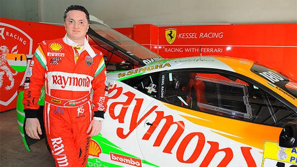 Gautam Singhania Ferrari Challenge 2015 (1)