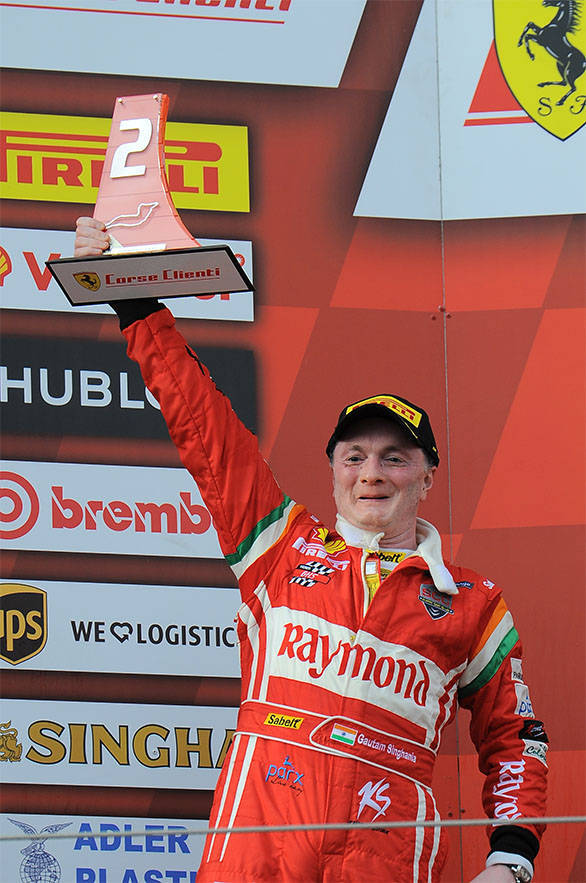 Gautam Singhania Ferrari Challenge 2015 (2)