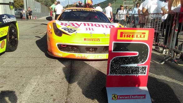 Gautam Singhania Ferrari Challenge 2015 (3)