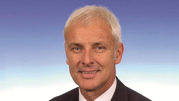 Volkswagen Group appoints Porsche chairman Matthias Müller as its CEO Matthias Müller