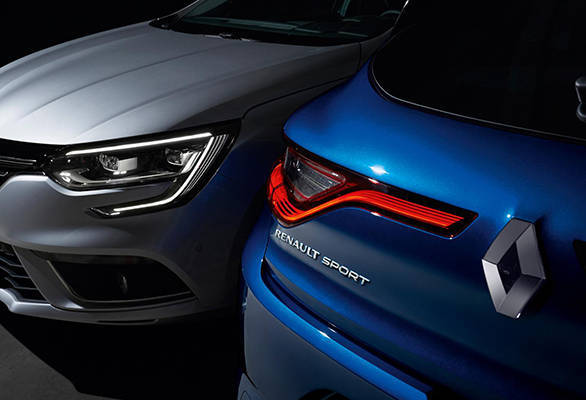 And of course, if the tail pipe, spoiler and air intakes aren't enough, the RenaultSport badging at the rear conveys you're following the GT version of the Renault Megane