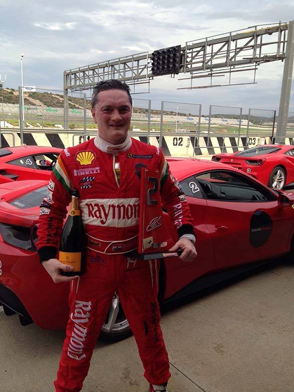 Ferrari Challenge Europe Championship 2015: Double podium for Gautam Singhania at Valencia Gautam Singhania