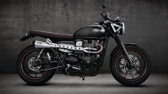 Triumph Street Twin with the Scrambler Inspiration Kit