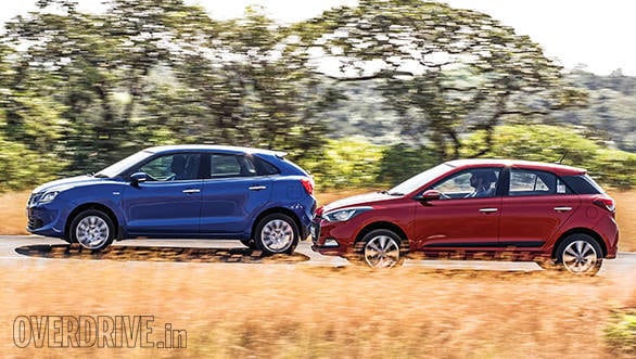 Maruti Suzuki Baleno vs Honda Jazz vs Hyundai Elite i20 (18)