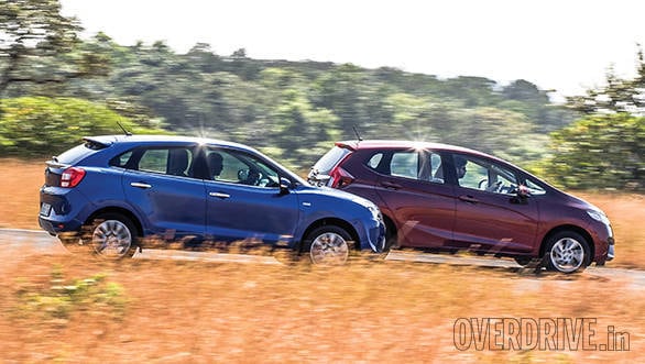 Maruti Suzuki Baleno vs Honda Jazz vs Hyundai Elite i20 (19)