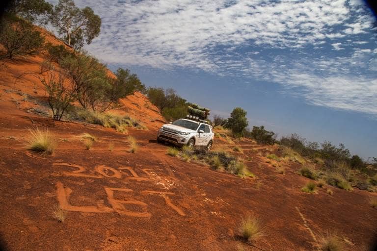 Look at what is written on the ground