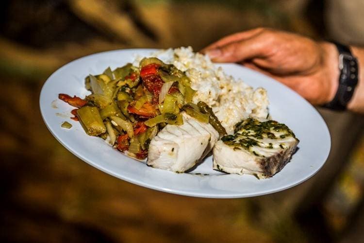 Meals were magical in the bush