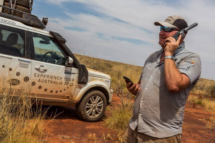 The organizers carried satphones