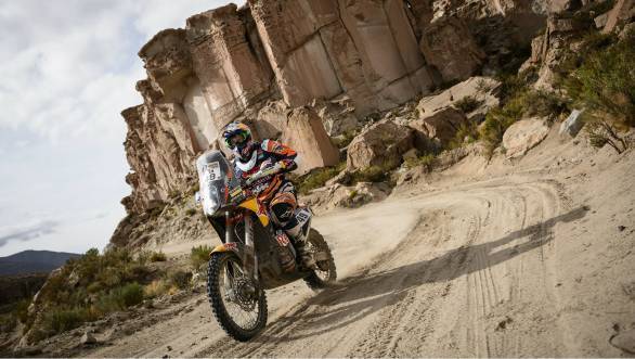 Antoine Meo was the top-placed KTM rider in the event