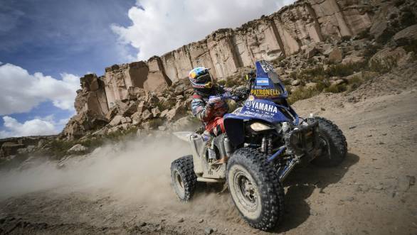Two-time Dakar winner Marcos Patronelli took victory in the quad class in Stage 4 of Dakar 2016