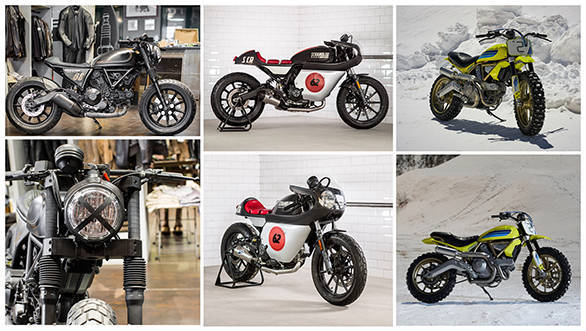Scrambler Type 2016 Verona Motor Bike Expo: Three custom Ducati Scrambler Sixty2s to ...