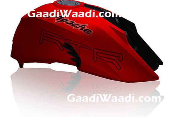 New TVS Apache RTR 200 4V images and technical specifications leaked TVS-Apache-200-red-tank