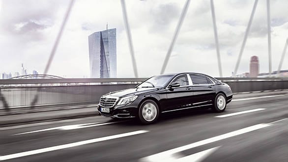 Mercedes-Maybach S 600 Guard to be launched in India on March 8, 2016 Mercedes-Maybach S600 Guard (2)