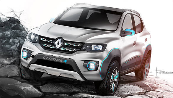Renault KWID Climber sketch ext 1