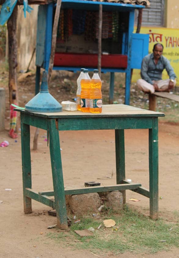 That's how petrol is sold in interior parts of India