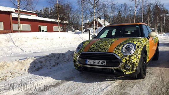 Spied: 2017 Mini Clubman All4 caught testing in Sweden 2017 Mini Clubman spied (3)