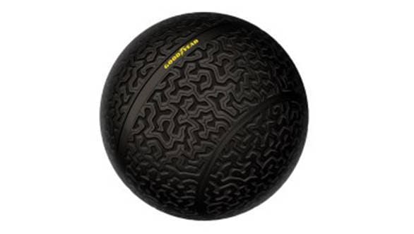 Goodyear unveils two concept spherical tyres Goodyear-Ealgle-360-e1456997382268