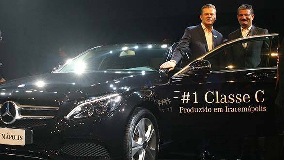 Mercedes-Benz India helps set up plant in Brazil Markus Schäfer and Piyush Arora during Iracemapolis Plant Opening, Brazil (1)