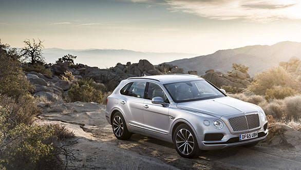 Bentley Bentayga global media drive, Palm Springs, USA. Jan 2016 Photo: James Lipman