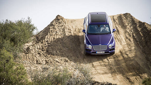 Bentley Bentayga global media drive, Palm Springs, USA. Jan 2016 Photo: James Lipman