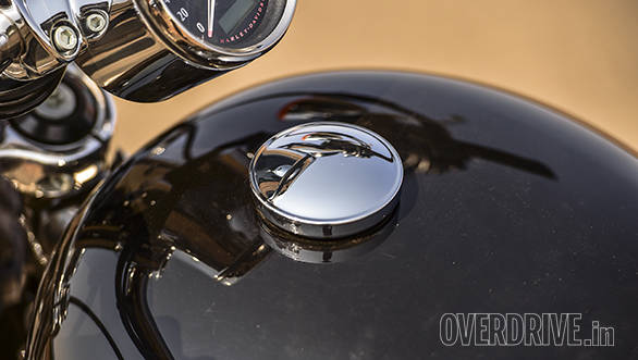 Fuel cap isn't lockable, though