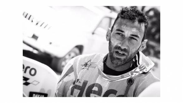 Joaquim Rodrigues after the first half of the marathon Stage 3