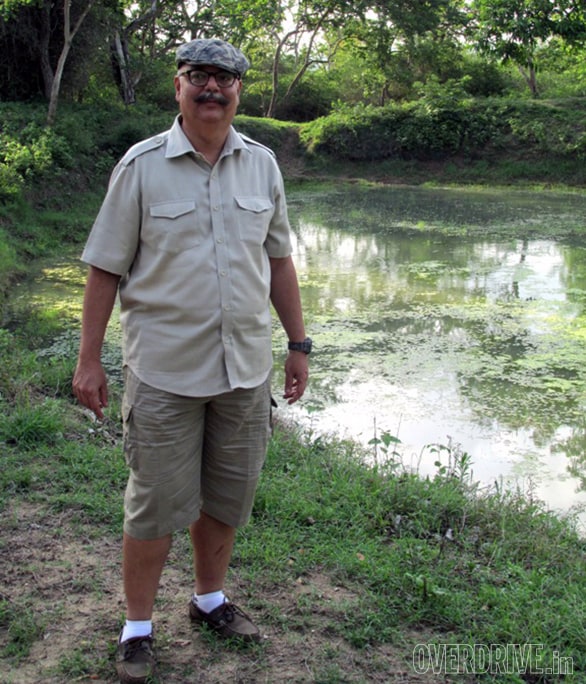 Bob at a waterhole in Bandipur