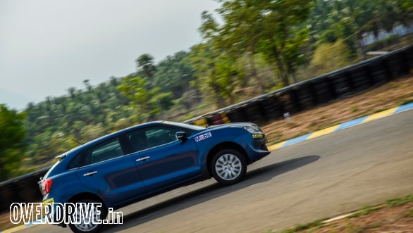 Affordable hot hatchback track test: Maruti Suzuki Baleno Hot Hatch Track Test Coimbatore (61)