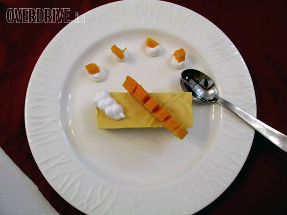 Mango Souffle at Taj Savoy, Ooty